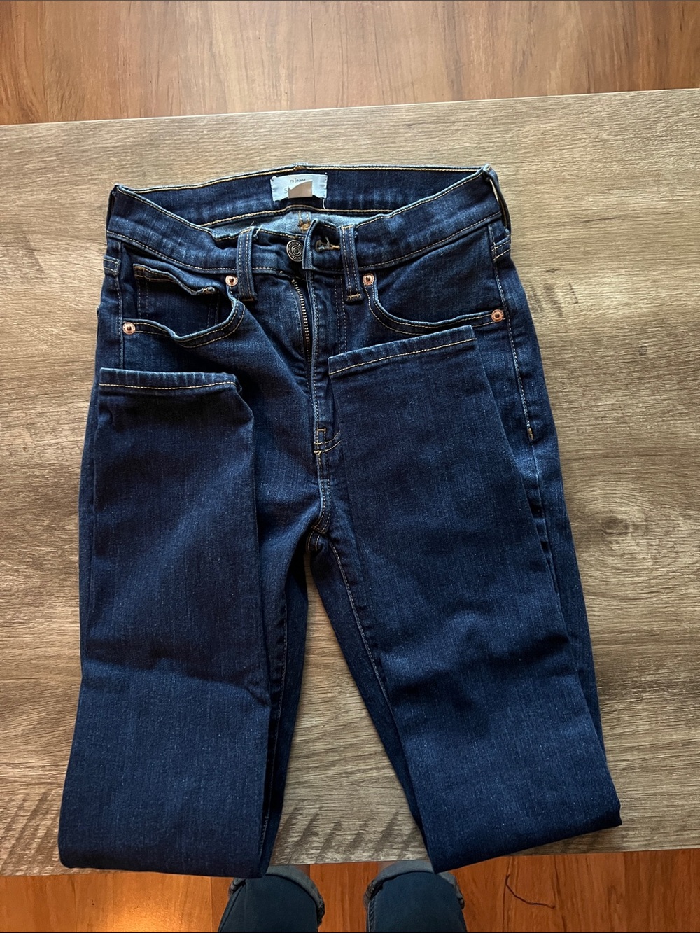 Dark Blue Women’s High-Rise Jeans